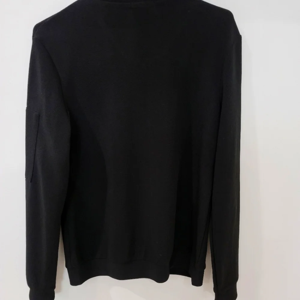 Olivia Blu Black Bomber Jacket With Gold Zipper Detailing​ - Picture 8 of 12